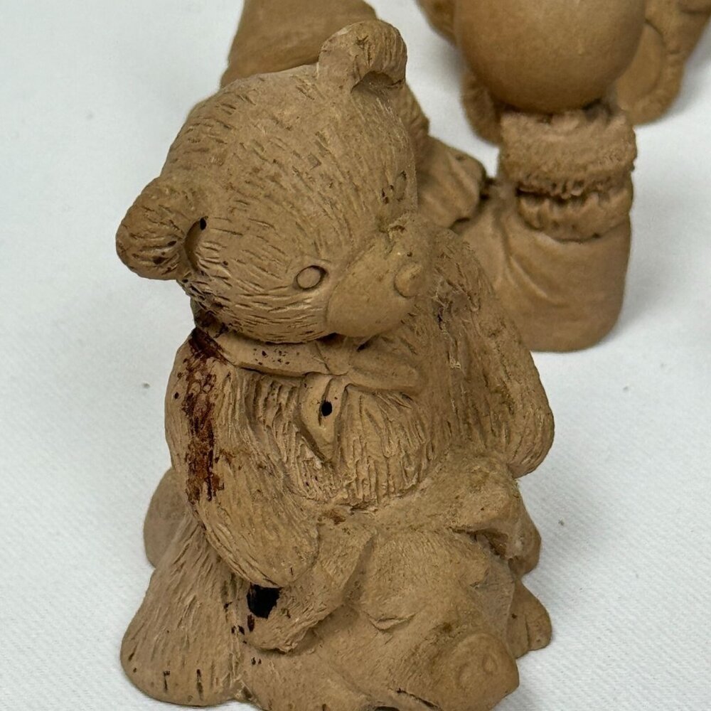 Lot of 25 Mini Resin Teddy Bear Figurines Detailed Ready to Paint Crafts - Picture 6 of 16
